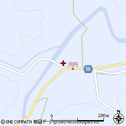 石川県鳳珠郡穴水町河内ニ194周辺の地図