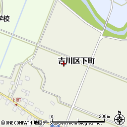 新潟県上越市吉川区下町周辺の地図
