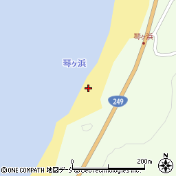石川県輪島市門前町剱地（ル）周辺の地図