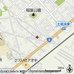 新潟県上越市大潟区土底浜1501-7周辺の地図