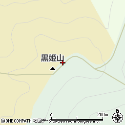 黒姫山周辺の地図