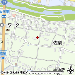 新潟県魚沼市佐梨周辺の地図