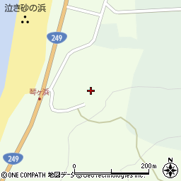 石川県輪島市門前町剱地カ周辺の地図