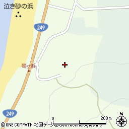 石川県輪島市門前町剱地（カ）周辺の地図