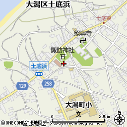 新潟県上越市大潟区土底浜1554-1周辺の地図
