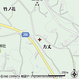 福島県石川郡玉川村岩法寺方丈周辺の地図