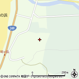 石川県輪島市門前町剱地（ワ）周辺の地図