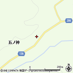 福島県小野町（田村郡）上羽出庭（富貴）周辺の地図