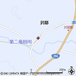福島県岩瀬郡天栄村大里沢邸28周辺の地図