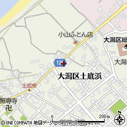 新潟県上越市大潟区土底浜1135-1周辺の地図