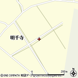 石川県鳳珠郡穴水町明千寺ヲ周辺の地図