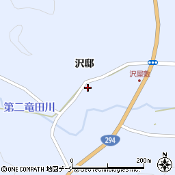 福島県岩瀬郡天栄村大里沢邸周辺の地図