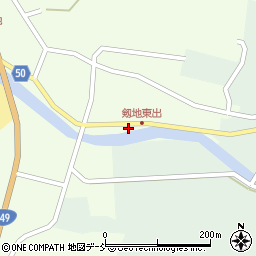 石川県輪島市門前町剱地ハ173周辺の地図