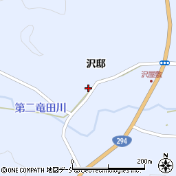 福島県岩瀬郡天栄村大里沢邸34周辺の地図
