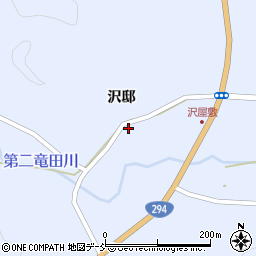 福島県岩瀬郡天栄村大里沢邸2周辺の地図