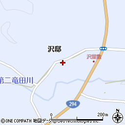 福島県岩瀬郡天栄村大里沢邸1周辺の地図