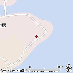 石川県鳳珠郡穴水町中居ワ54周辺の地図