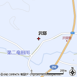 福島県岩瀬郡天栄村大里沢邸36周辺の地図