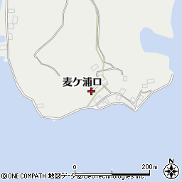 石川県鳳珠郡穴水町麦ケ浦ロ周辺の地図
