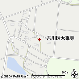 新潟県上越市吉川区大乗寺周辺の地図