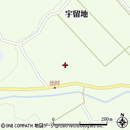 石川県鳳珠郡穴水町宇留地エ周辺の地図