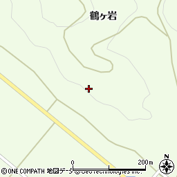 福島県白河市大信隈戸山小屋周辺の地図