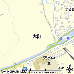 石川県鳳珠郡穴水町大町周辺の地図