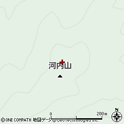 河内山周辺の地図