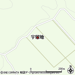 石川県鳳珠郡穴水町宇留地周辺の地図