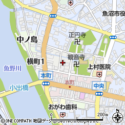 新潟県魚沼市稲荷町周辺の地図