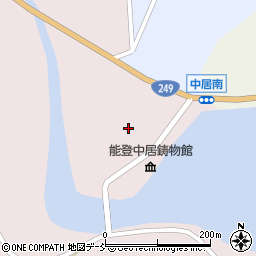 石川県鳳珠郡穴水町中居ロ周辺の地図
