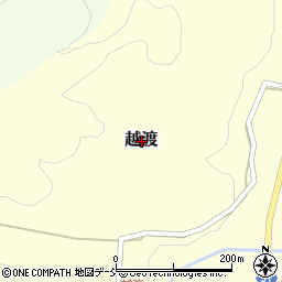 石川県鳳珠郡穴水町越渡周辺の地図