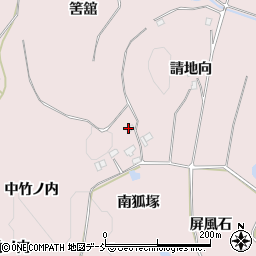 福島県須賀川市狸森（南狐塚）周辺の地図