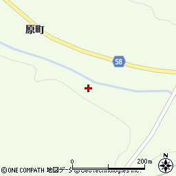 福島県白河市大信隈戸程久保周辺の地図