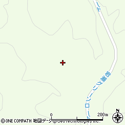 福島県白河市大信隈戸大名面沢周辺の地図