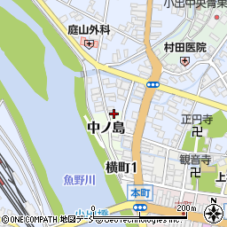 新潟県魚沼市中ノ島周辺の地図