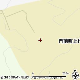 石川県輪島市門前町上代丙周辺の地図