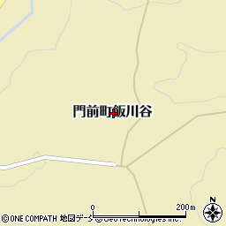 石川県輪島市門前町飯川谷周辺の地図