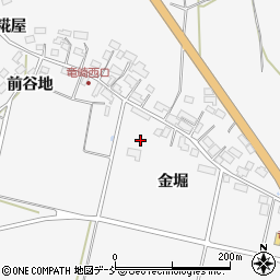 福島県玉川村（石川郡）竜崎（金堀）周辺の地図