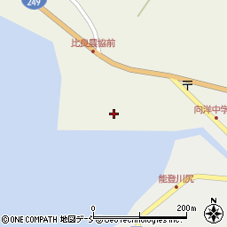 石川県鳳珠郡穴水町比良い周辺の地図