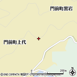 石川県輪島市門前町上代丁周辺の地図