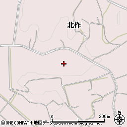 福島県須賀川市狸森北作前周辺の地図