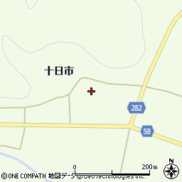 福島県白河市大信隈戸屋敷前10周辺の地図