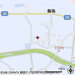 福島県岩瀬郡天栄村大里仁戸内185周辺の地図