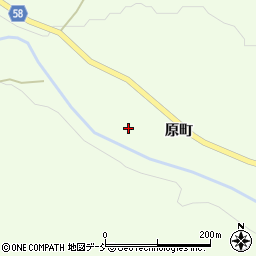 福島県白河市大信隈戸（原町下）周辺の地図