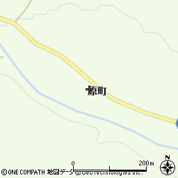 福島県白河市大信隈戸原町周辺の地図