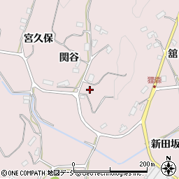 福島県須賀川市狸森関谷188周辺の地図