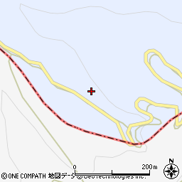 小千谷大沢線周辺の地図