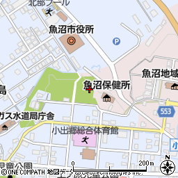 新潟県魚沼市大塚新田周辺の地図
