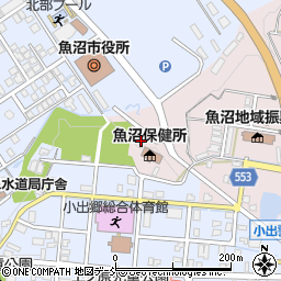 新潟県魚沼市大塚新田116周辺の地図